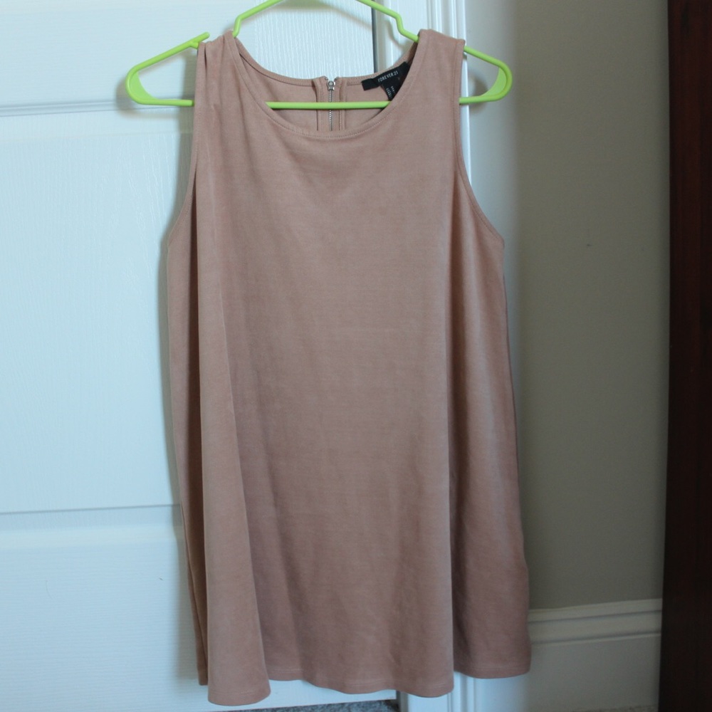 Tan forever 21 dress